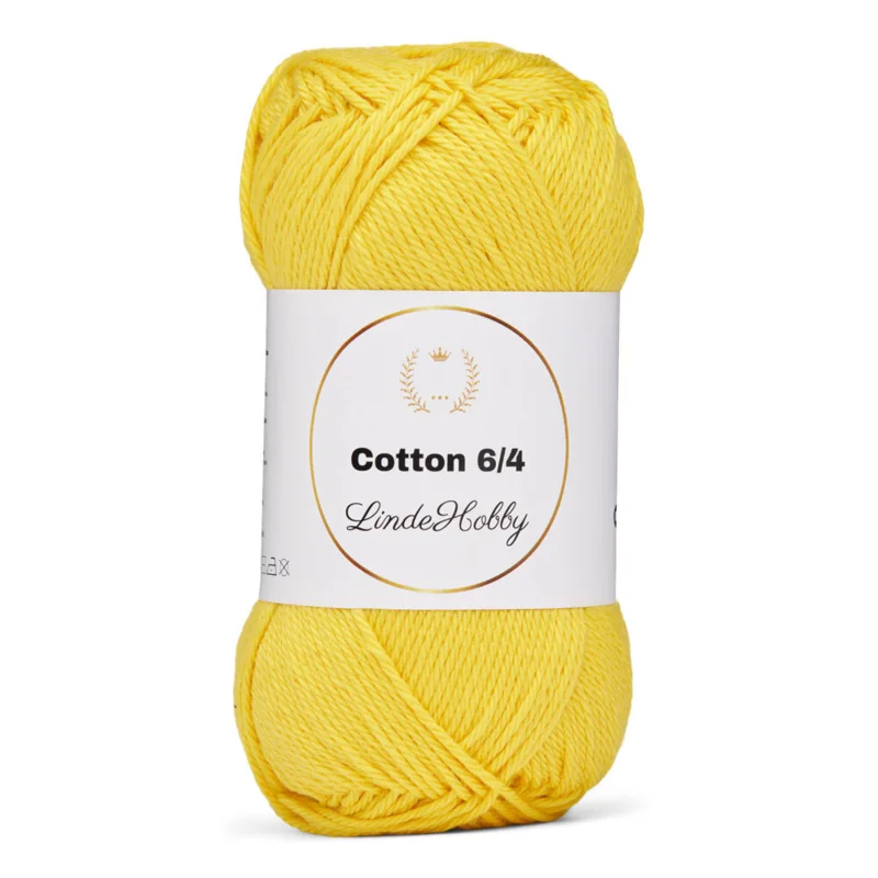 LindeHobby Cotton 6/4 039 Limone
