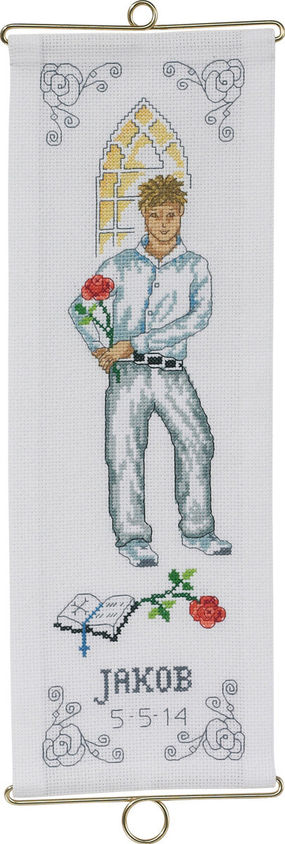 Broderisett Jakob inkl/5188/14 14 x 40 cm