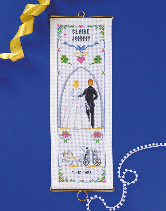 Broderisett Bryllup 14 x 39 m/5188/14