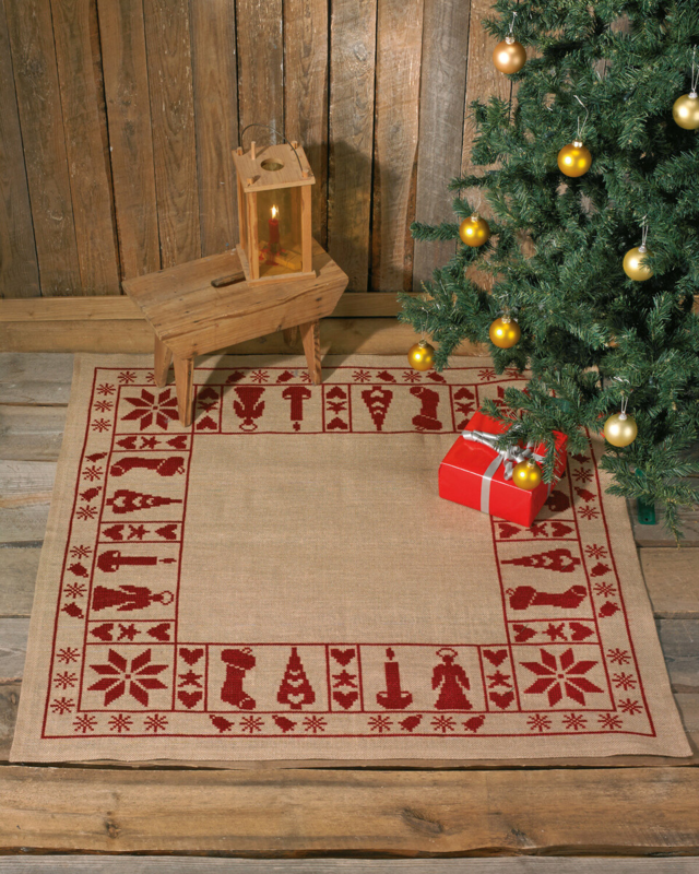 Broderisett Julestemning 122 x 122 cm
