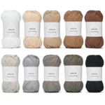 LindeHobby Cotton 8/8 - Natural Harmony, 10 nøster