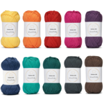 LindeHobby Cotton 8/8 – Autumn Glow, 10 nøster