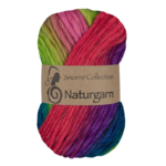 Viking Snorre Naturgarn 638 Multi grønn/rosa