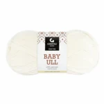 Gjestal Baby Ull 0010 Hvit
