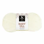 Gjestal Baby Ull 0020 Ubleket hvit