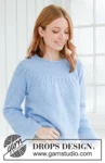 266-28 Blue Ray Sweater by DROPS Design