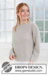 267-27 Sand Walk Sweater by DROPS Design
