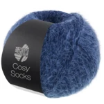 Lana Grossa Cosy Socks 13 Mørkeblå