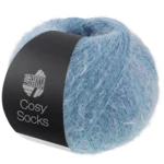 Lana Grossa Cosy Socks 14 Dueblå