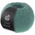 Lana Grossa Cosy Socks 06 Salviegrønn