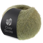 Lana Grossa Cosy Socks 12 Grønngrå