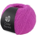 Lana Grossa Cosy Socks 16 Fuksia