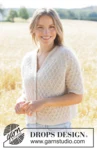 268-4 Perfectly Bee Cardigan by DROPS Design