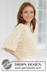 268-30 Sunny Labyrinth Cardigan by DROPS Design