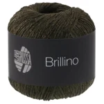 Lana Grossa Brillino 52 Svart/Brun
