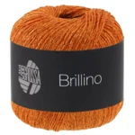 Lana Grossa Brillino 46 Brunoransje