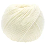 Lana Grossa Cool Merino 15 Hvit