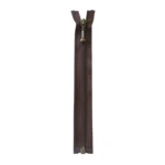 YKK Delbar Glidelås Metall 4 mm (25-65 cm) 570 Brun, Antikk messing