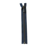 YKK Delbar Glidelås Metall 4 mm (25-65 cm) 560 Marine, Antikk messing