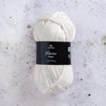 Svarta Fåret Merino Mega 12 Naturlig hvit