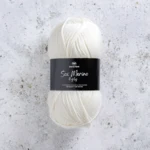 Svarta Fåret Sox Merino 4 ply 00 Naturlig hvit