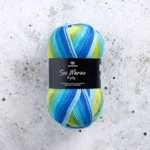 Svarta Fåret Sox Merino 4 ply 23 Kystlinje