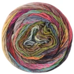 Lana Grossa Colorissimo 217 Lime/Olivengrønn/Lys grå/Mørk grå/Gråblå/Taupe/Gråbrun/Grålilla/Rosa/Mørk grønn