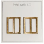 Go Handmade Metallspenne 31 x 28 mm, Bronse