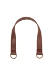 Go Handmade Veskehank med O-ring: Brun/bronse