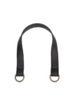 Go Handmade Veskehank med O-ring: Svart/bronse