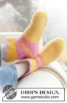 265-33 Candy Pop Slippers by DROPS Design