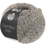 Lana Grossa Cool Wool Dots 09 Lysegrå