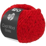 Lana Grossa Cool Wool Dots 05 Rød