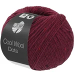 Lana Grossa Cool Wool Dots 04 Burgunder
