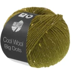 Lana Grossa Cool Wool Big Dots 107 Olivengrønn