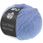 Lana Grossa Cool Wool Big Dots 101 Lyseblå
