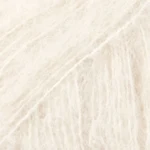 DROPS BRUSHED Alpaca Silk 01 Natur (Uni colour)