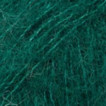 DROPS BRUSHED Alpaca Silk 11 Skoggrønt (Uni colour)