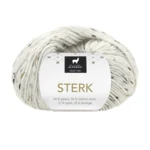 Du Store Alpakka Sterk 929 Hvit tweed