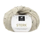 Du Store Alpakka Sterk 932 Lys beige melert tweed