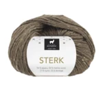 Du Store Alpakka Sterk 933 Brun melert tweed