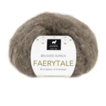 Du Store Alpakka Faerytale 817 Mørk gråbrun melert tweed