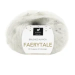 Du Store Alpakka Faerytale 814 Hvit tweed