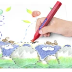 STAEDTLER Noris Club jumbo 229 voksfarger, 12 stk – Bruk