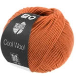 Lana Grossa Cool Wool 2116 Oransjebrun