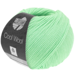 Lana Grossa Cool Wool 2087 Hvitgrønn