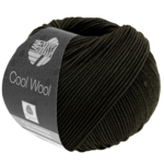 Lana Grossa Cool Wool 2104 Svartgrønn