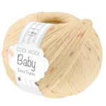Lana Grossa Cool Wool Baby 375 Blekgul/Gul/Oransje/Lilla/Rosa