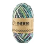 Navia Sock Yarn 521 Blåflekket