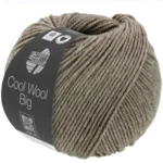 Lana Grossa Cool Wool Big 1626 Gråbeige melert